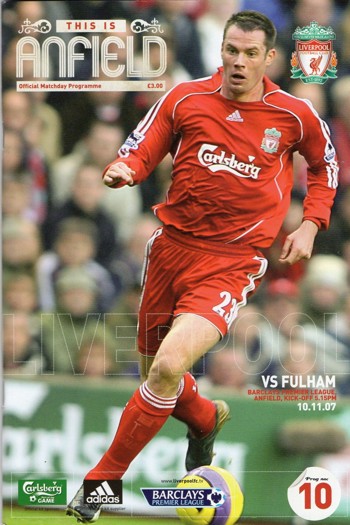 Match programme